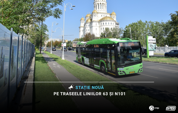 O nouă oprire pentru transportul public din București, începând cu 28 martie