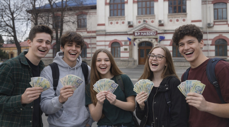 Banii pentru elevii de clasa a X-a din Buzău, prin Caravana de Educație Financiară