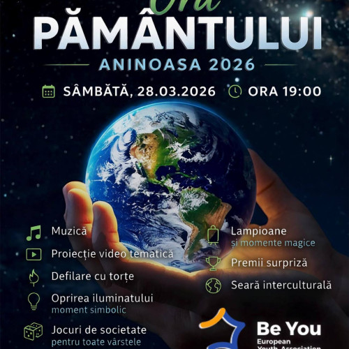 Aninoasa celebrează "Ora Pământului" cu un eveniment dedicat mediului