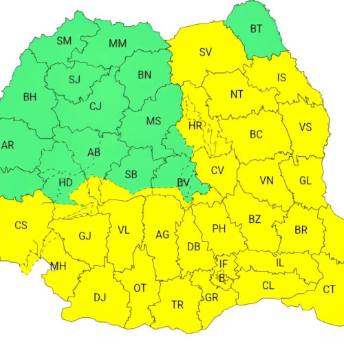METEO: Cod Galben de vânt și ploi în județul Dâmbovița!