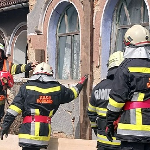 Exercițiu de simulare a situațiilor de urgență în comuna Bogdand