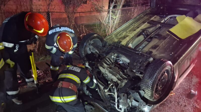 Accident în Petroșani: un bărbat a fost în stop cardiorespirator