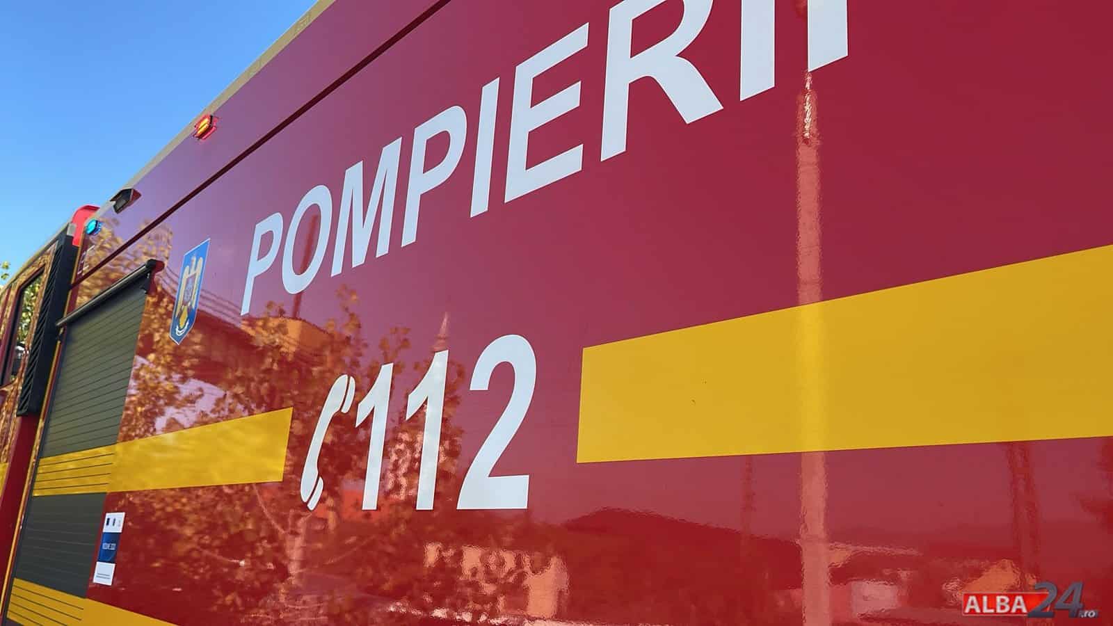 Incendiu de proporții în satul Ocnișoara, comuna Lopadea Nouă
