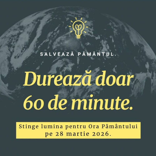 Târgoviștea, în întuneric pentru Ora Pământului