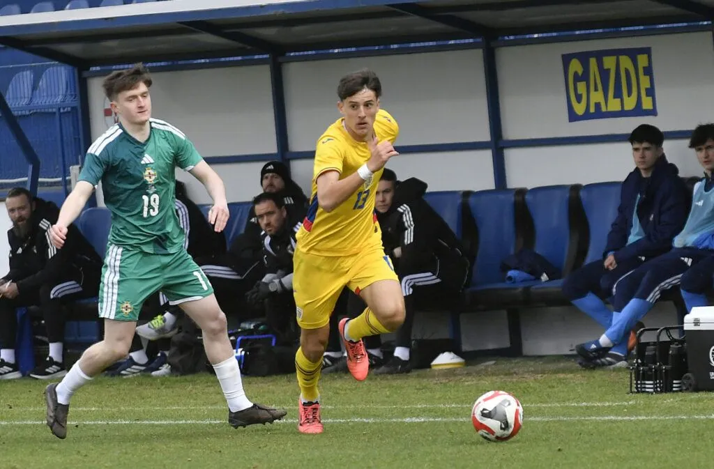 Naționala U19 a României remizează cu Irlanda de Nord în calificările pentru Euro 2026