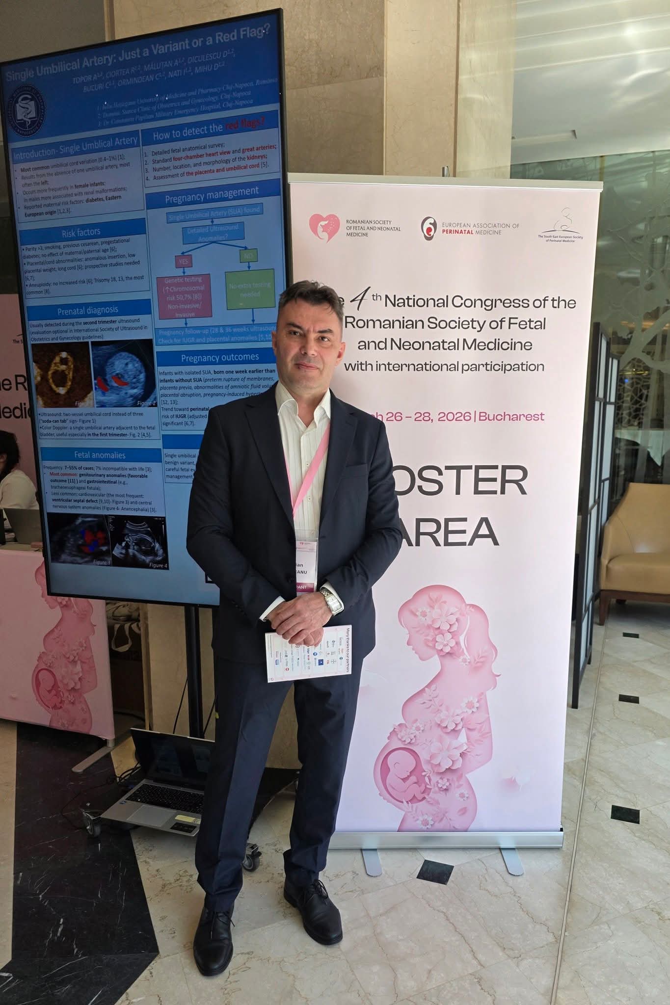 Adrian Tetileanu participă la Congresul Național de Medicină Fetală și Neonatală