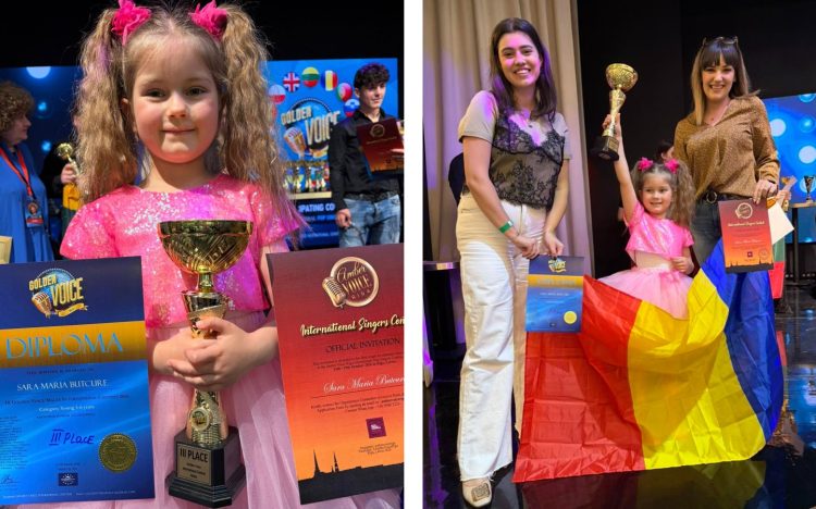 Școala G-Armonii celebrează un nou succes internațional cu Sara Maria Butcure