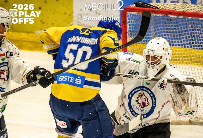 Budapest Jegkorong Akademia câștigă meciul dramatic cu Corona Brașov
