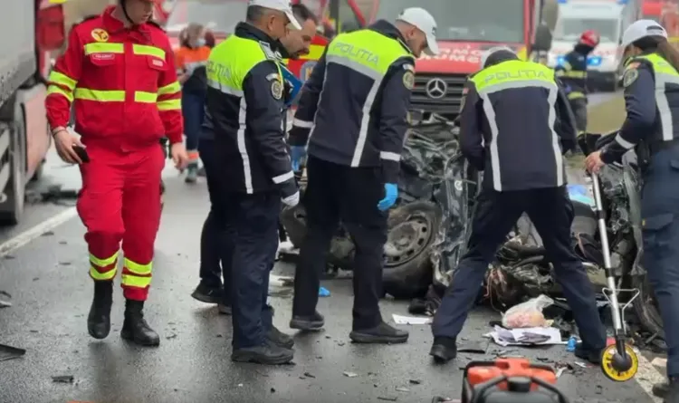 Trafic reluat pe DN1F-E81 după accident mortal în Sânpaul
