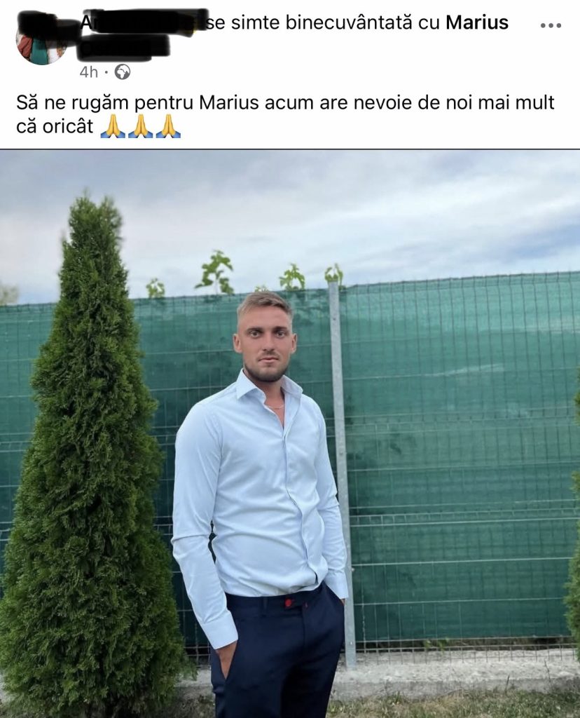 Accident grav în Polovragi: tânărul Marius, transferat la spital