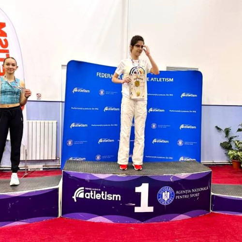 Sonia Ilie, vicecampioană la U14 în proba de 200 metri