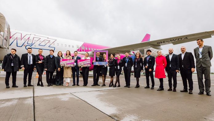 Wizz Air redeschide baza din Târgu Mureș cu zece rute internaționale