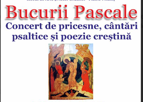 Concert de pricesne la Biblioteca Județeană din Piatra-Neamț pe 2 aprilie