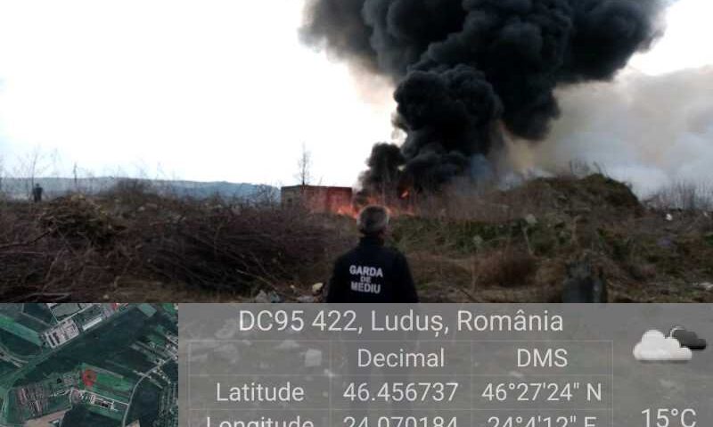 Amendă de 45.000 de lei pentru Primăria Luduş după un incendiu