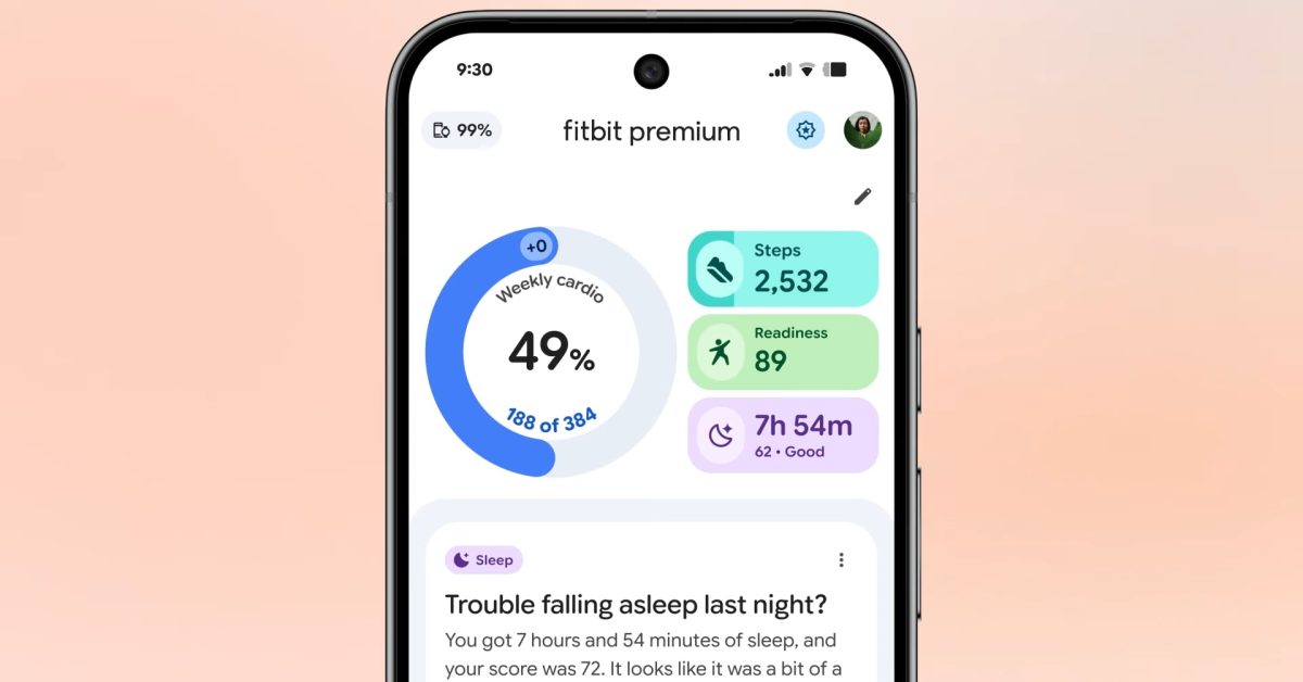 Fitbit Public Preview adds food & water logging, more as app redesign comes to free users - 9to5Google