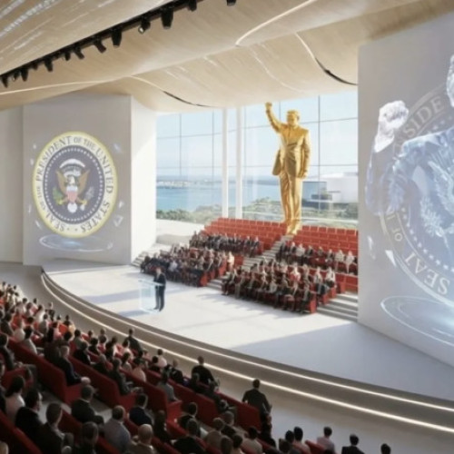 Donald Trump dezvăluie planuri pentru o bibliotecă impunătoare în Miami