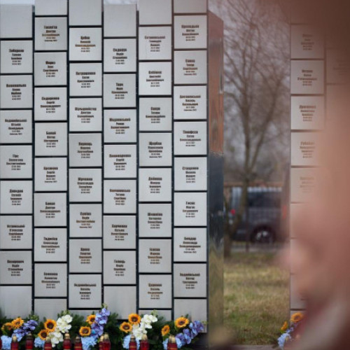 Mircea Abrudean onorează victimele masacrului de la Bucea la Kiev