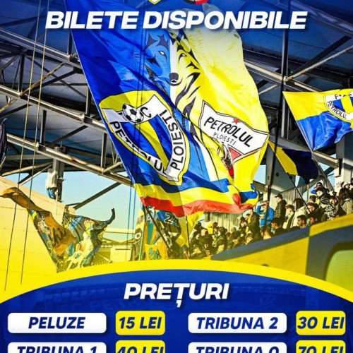 Bilete disponibile pentru meciul crucial dintre Petrolul și FK Csikszereda