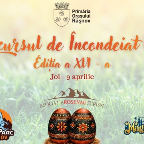 Râșnov va găzdui Concursul de încondeiat ouă pe 9 aprilie 2026