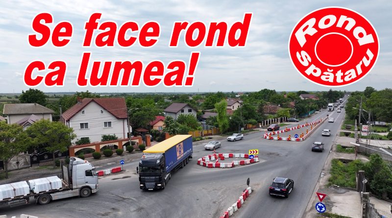Se Fac Lucrări La Rondul De La Spătaru, Durata Este De Patru Luni