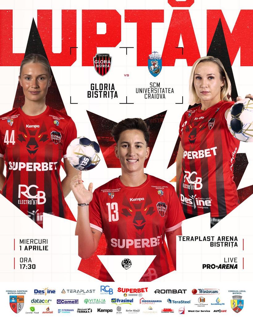 Gloria se pregătește pentru meciul cu Universitatea Craiova în Liga Florilor