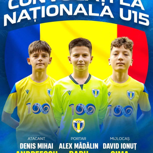 Trei jucători de la Academia Petrolul, convocați la naționala U15