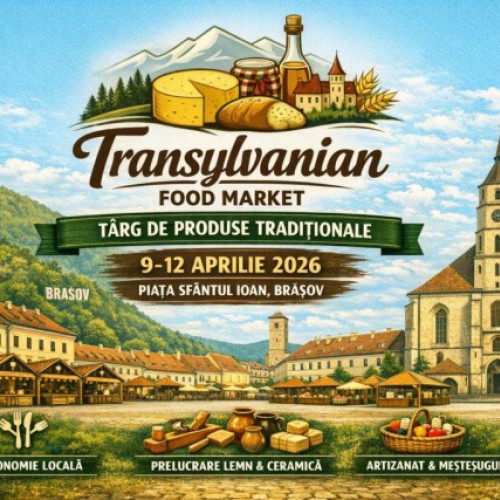 Piața Sfântul Ioan din Brașov găzduiește Transylvanian Food Market 2026
