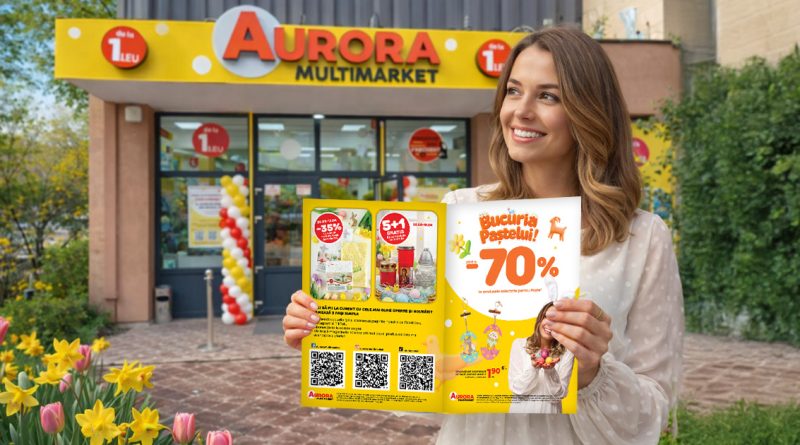 Aurora Multimarket lansează campania de Paște cu reduceri de până la 70%