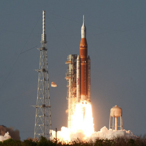 Pasagerii unui zbor Delta au urmărit lansarea rachetei Artemis II