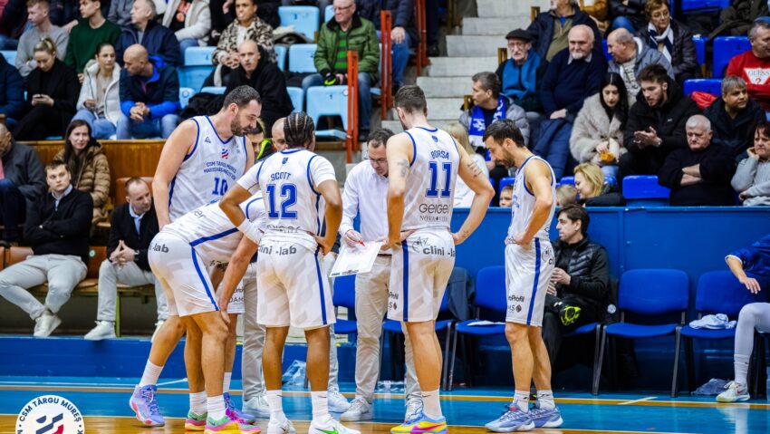 CSM Tg. Mureș întâlnește CS Vâlcea în etapa 27 a Ligii Naționale de baschet