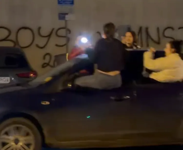 Poliția din Cluj sancționează o tânără pentru abateri grave la volan