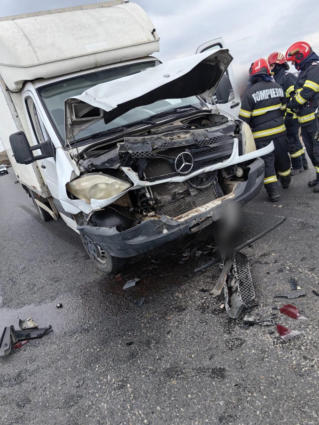 Accident rutier pe centura Bârladului, fără victime