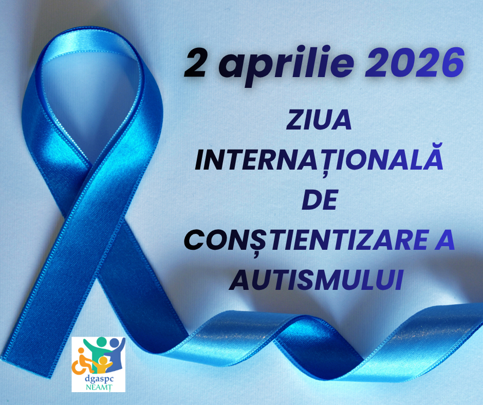 DGASPC Neamț se alătură campaniei de conștientizare a autismului