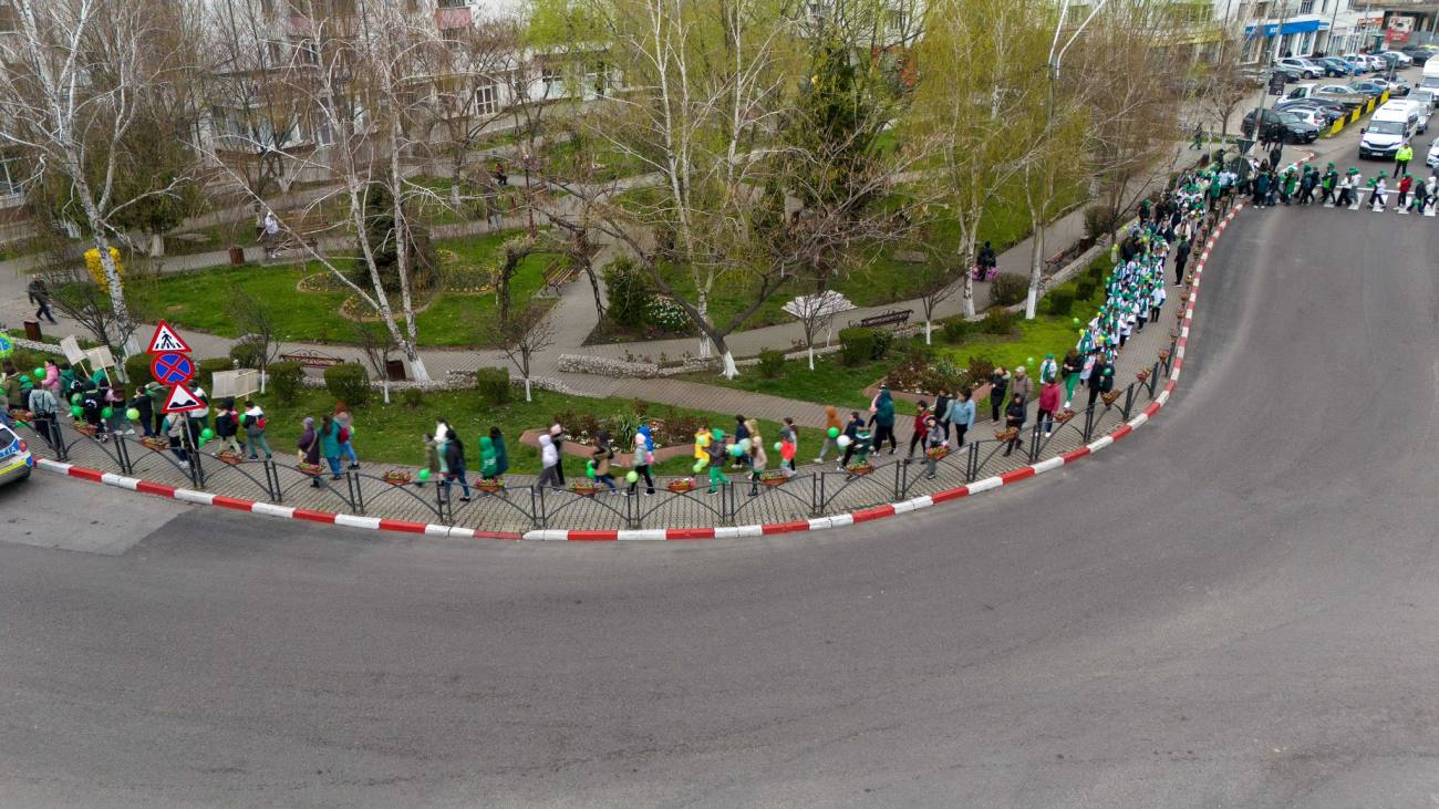 Marș pentru protejarea mediului organizat la Găești