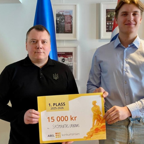 Un tânăr matematician din Norvegia donează premiul său pentru susținerea Ucrainei