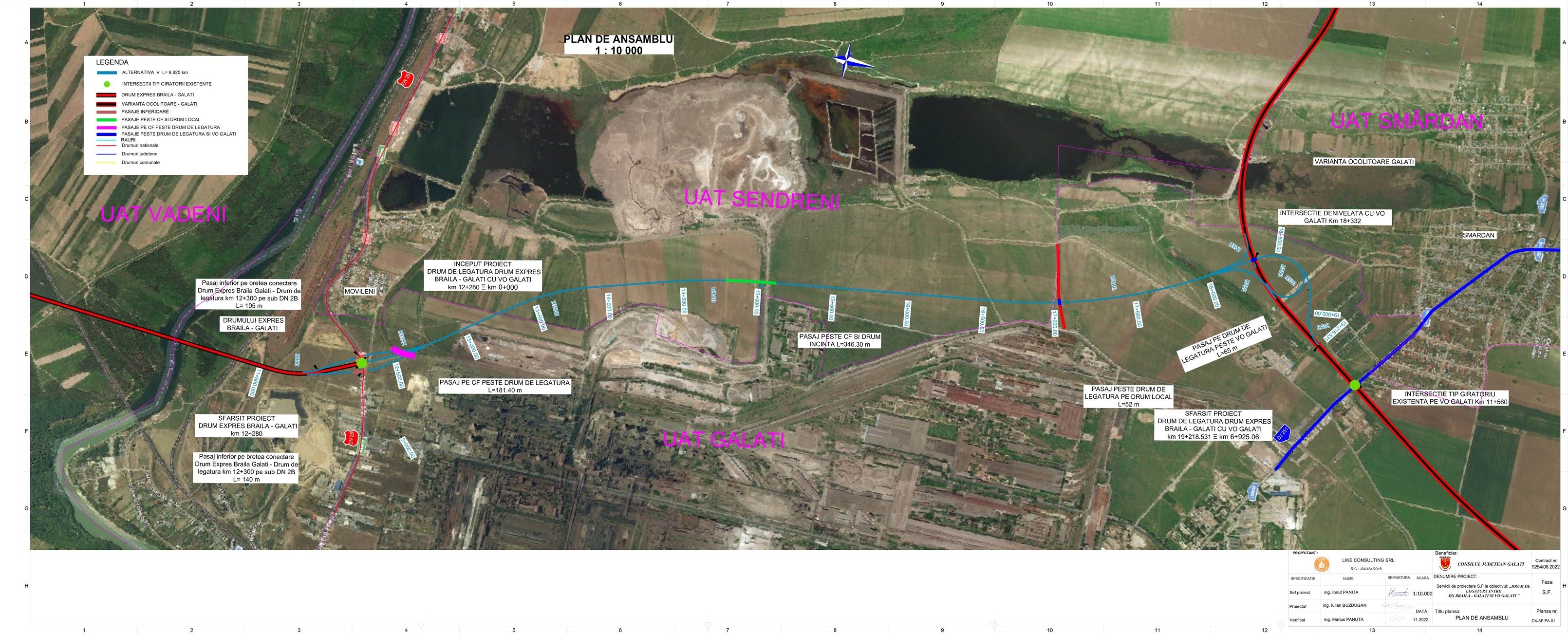 Galați: Licitația pentru legătura între drumuri a fost relansată după contestație