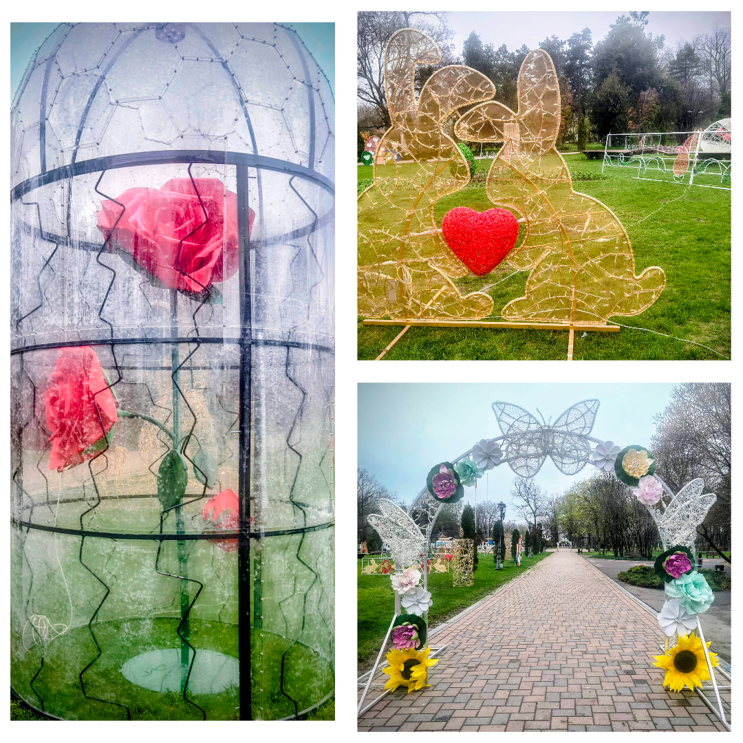 Grădina Publică din Galați, pregătită extravagant pentru Paște