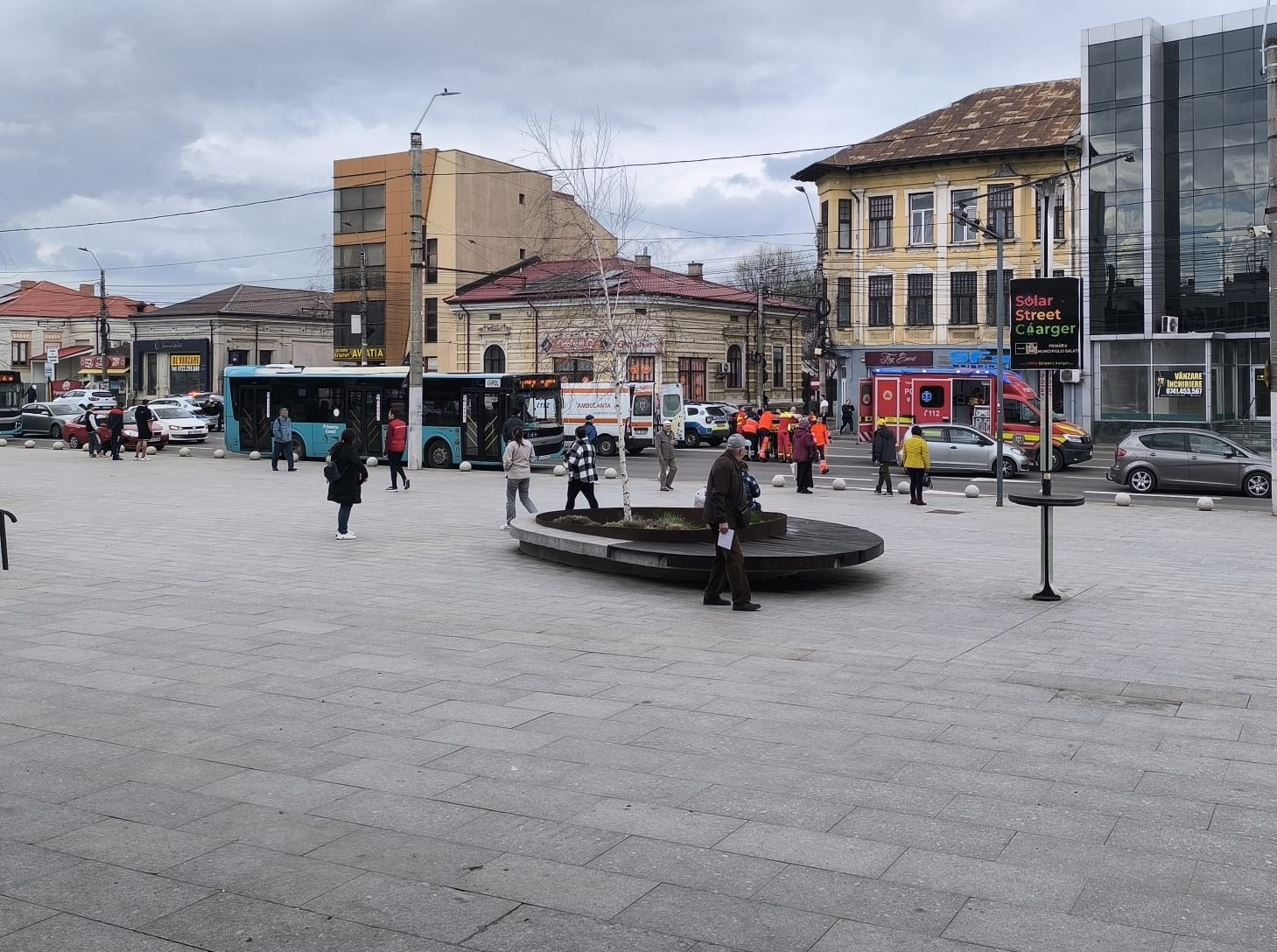 Accident rutier grav pe strada Brăilei, un bărbat rănit