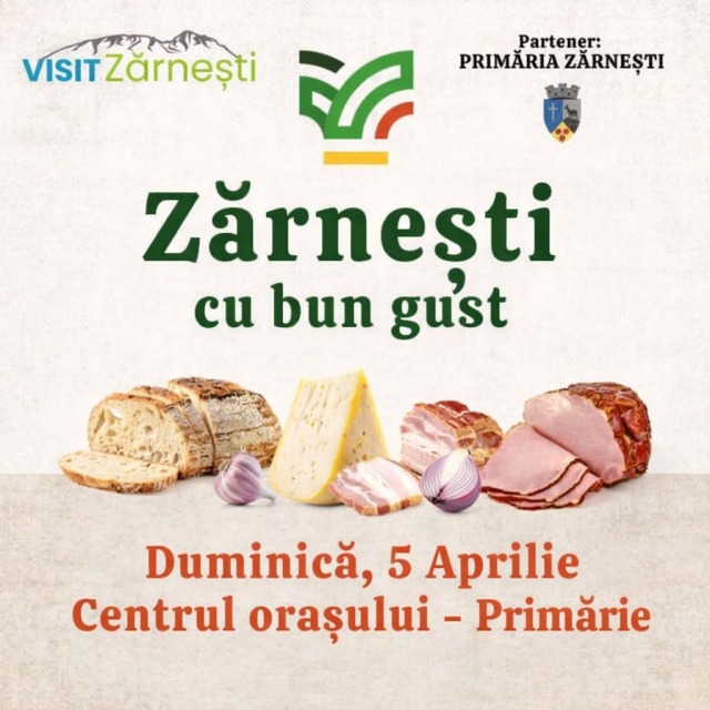 Târg de tradiții și arome de Paște la Zărnești