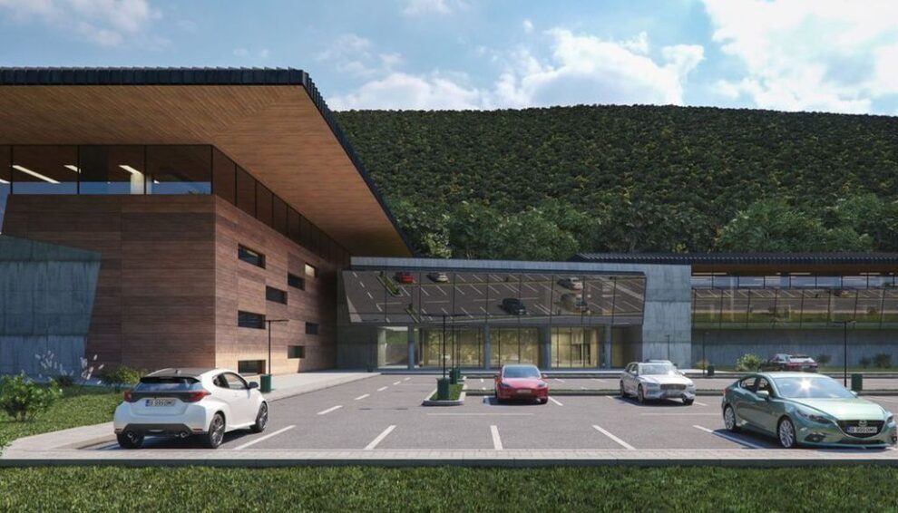 Bazin olimpic de înot în construcție, finanțat integral din bugetul de stat