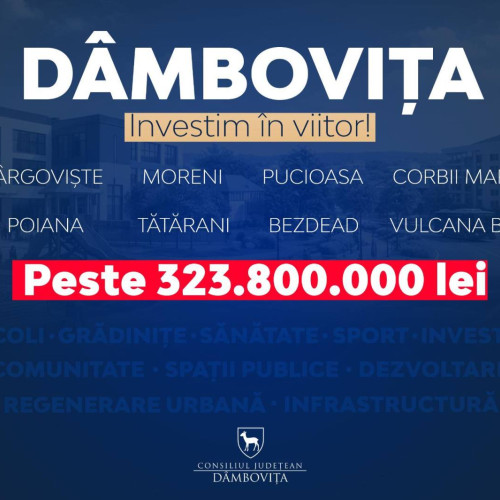 Dâmbovița semnează 14 contracte de finanțare în două zile