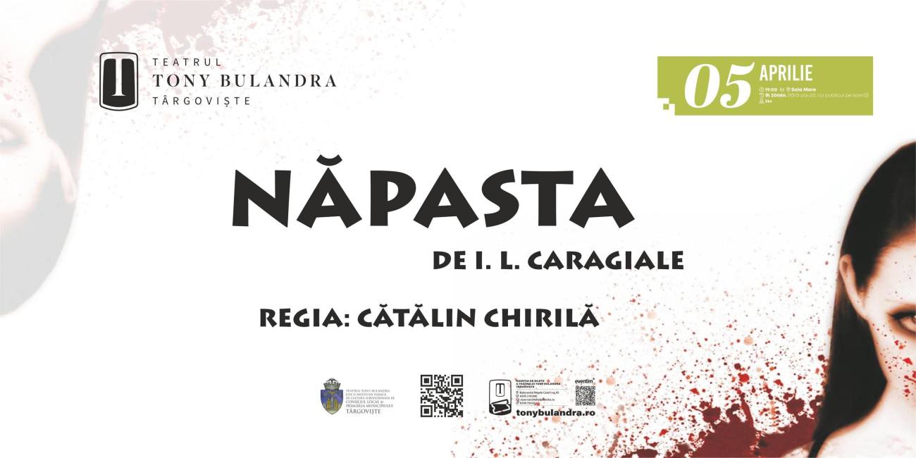 Revenirea dramei „Năpasta” de I. L. Caragiale la Teatrul Tony Bulandra
