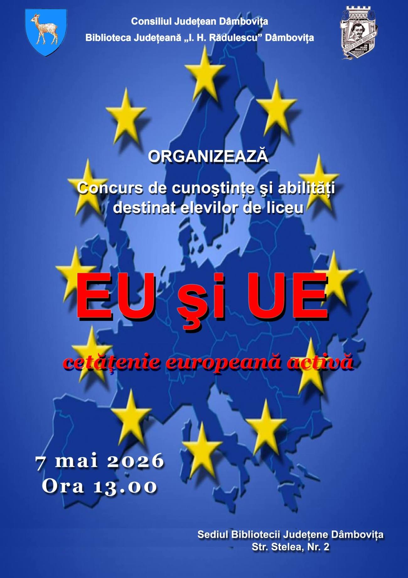 Concurs de cunoștințe despre cetățenia europeană activă în Dâmbovița