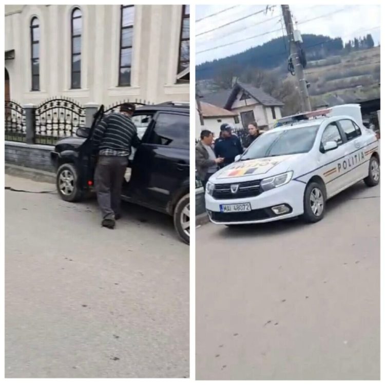 Accident rutier în Săliștea de Sus: Un șofer a pierdut controlul volanului