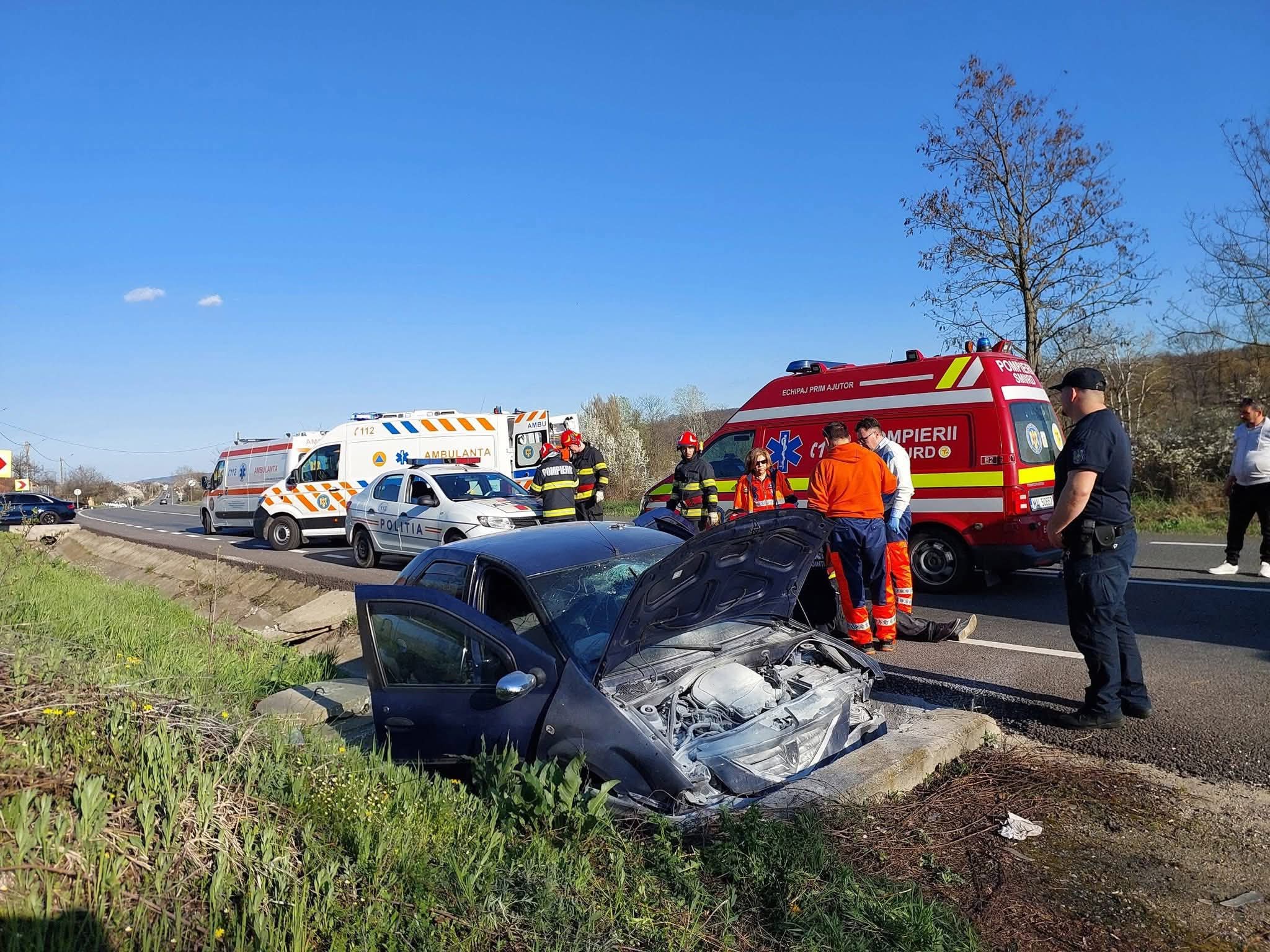 Accident grav pe DN6: un bărbat a murit, iar soția sa este rănită