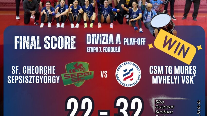 CSM Tg-Mureș și ACS Sepsi-SIC, în lupta pentru promovare în Liga Florilor