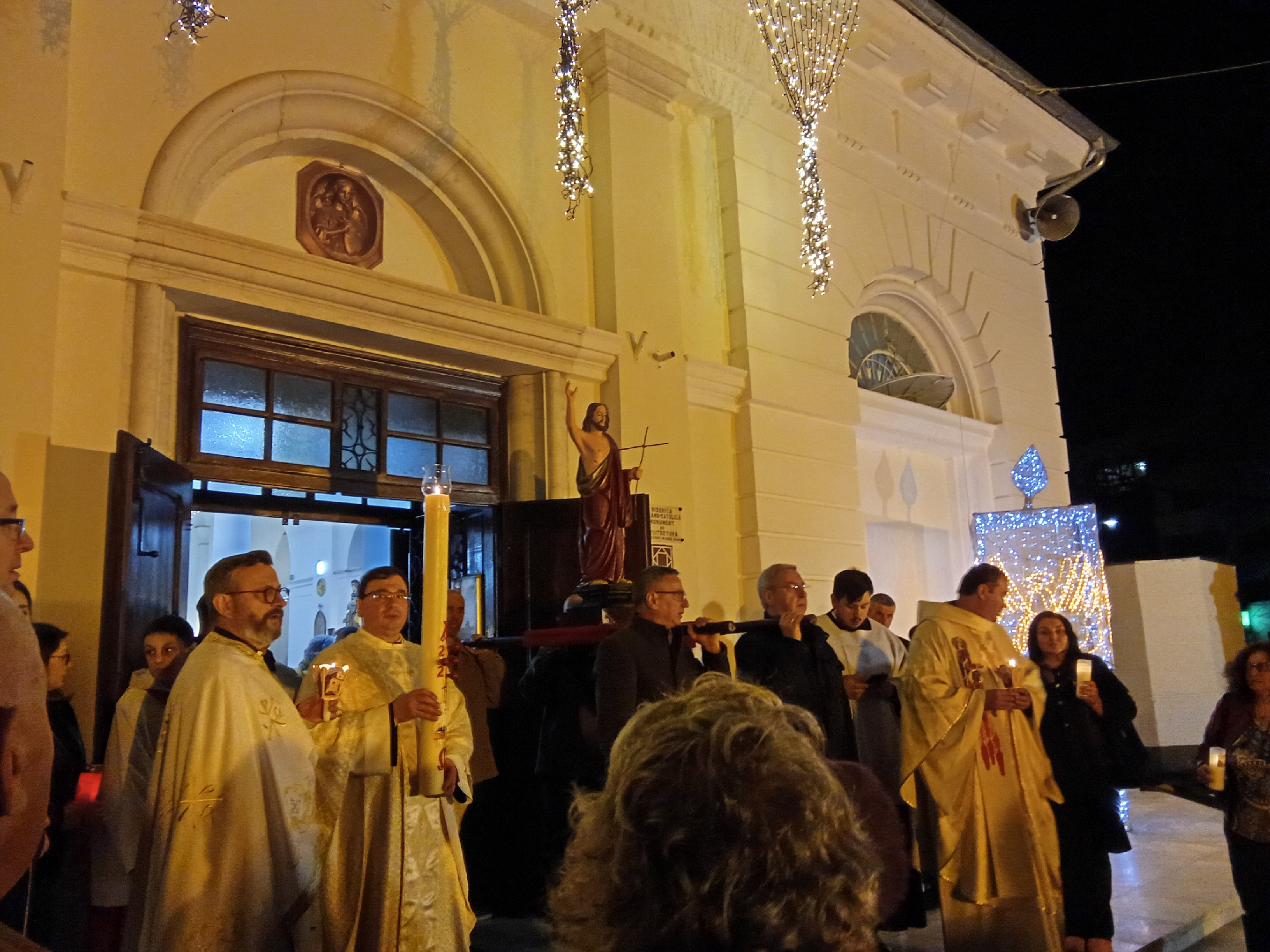 Credincioșii romano-catolici din Galați au celebrat Învierea lui Isus