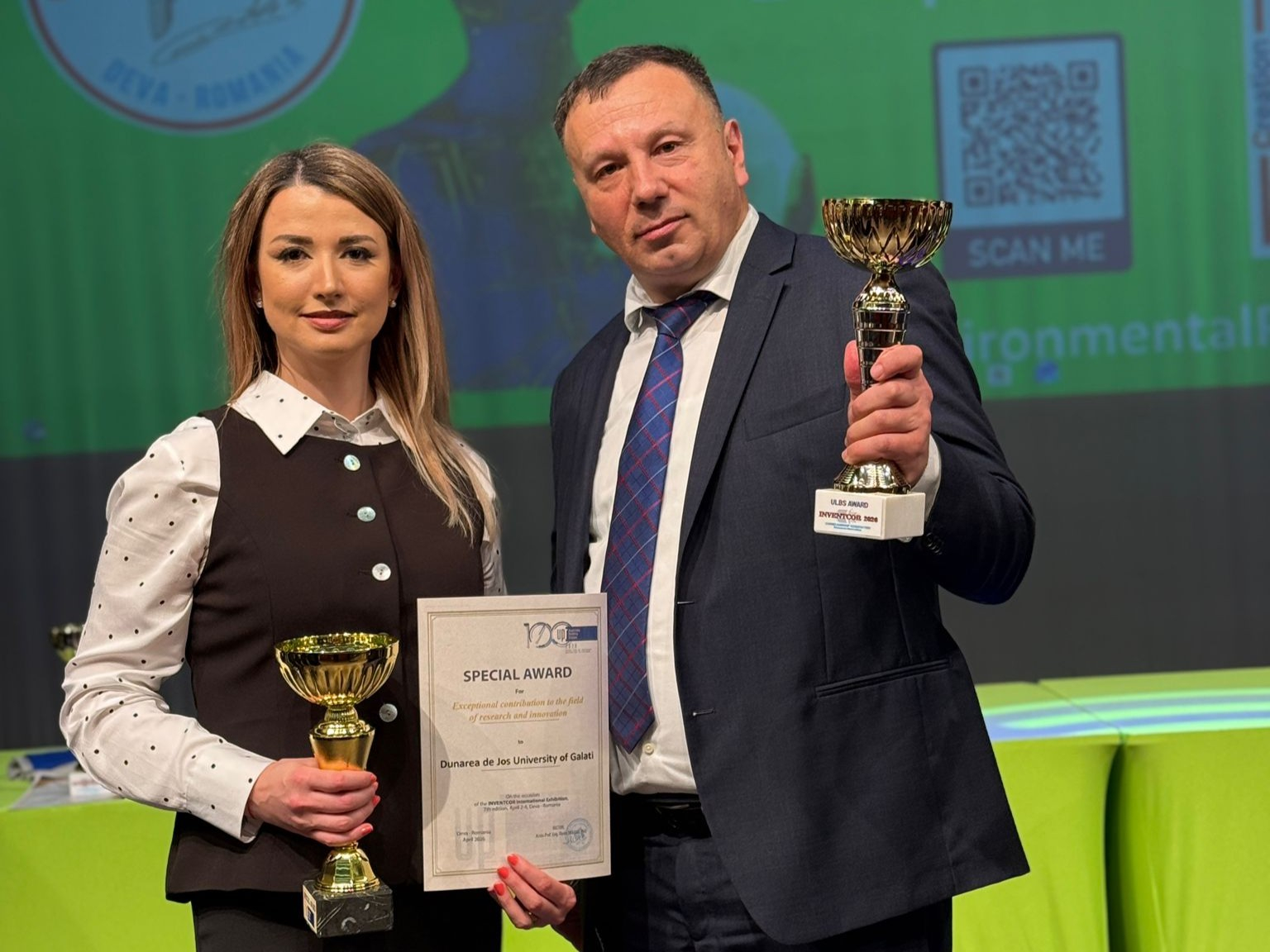 Universitatea din Galați premiată la Expoziția internațională de inventică