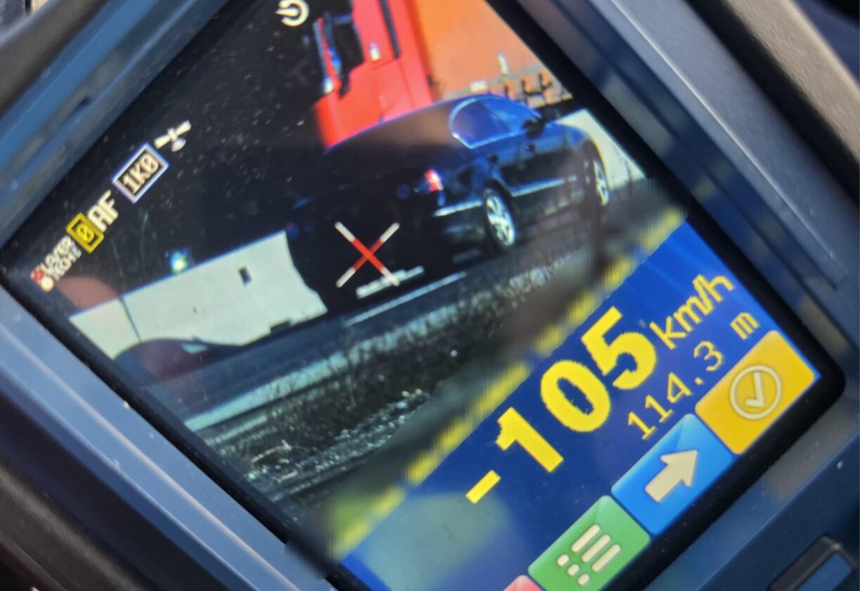 Femeie din Târgu Jiu prinsă cu 105 km/h pe DN6, în Filiași