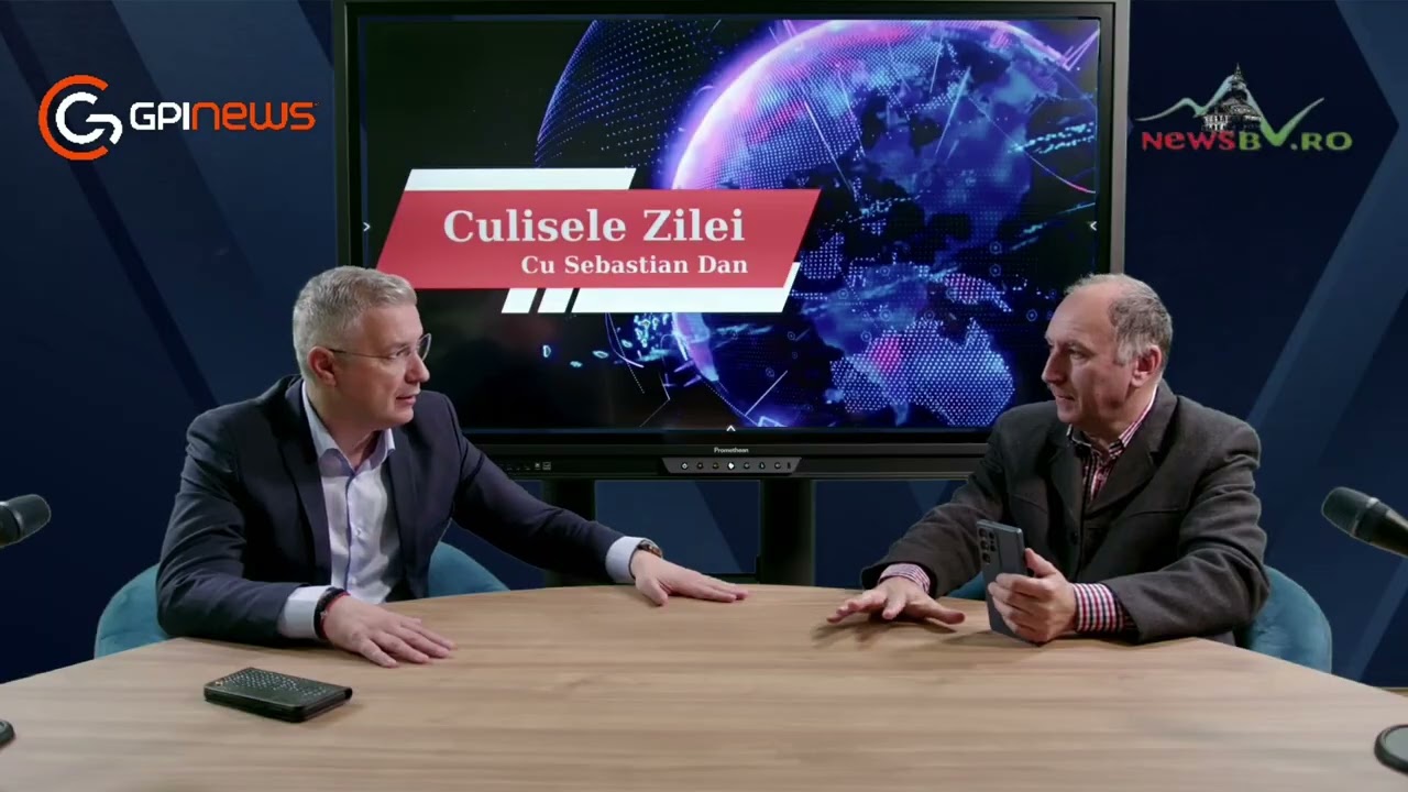 Viceprimarul Lucian Pătrașcu vorbește despre proiectele Brașovului în emisiunea „Culisele Zilei”